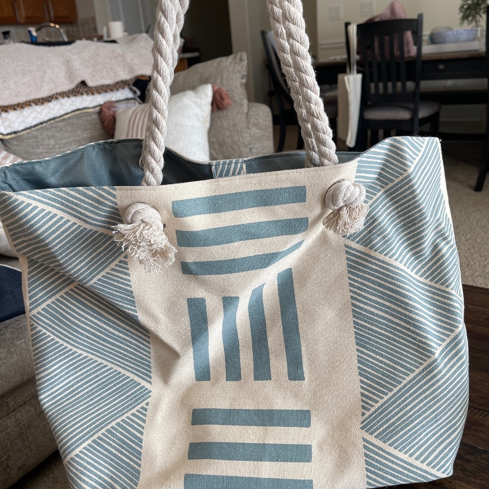 Summer and Rose Beach Tote